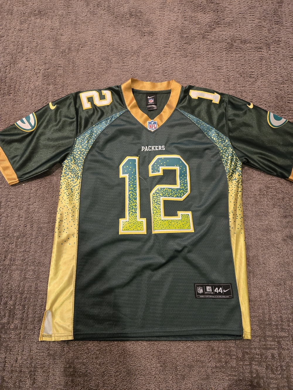 Nike Green Bay Packers Aaron Rodgers Football Jersey